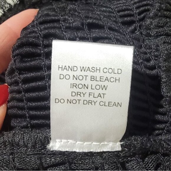 Sheer Mesh Puff balloon Sleeve Smocked Top Blouse- Small Gothic Edgy Emo Sexy - Picture 6 of 6